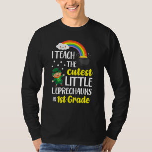 T-shirt j'enseigne le plus mignon petit leprechauns 1ère c