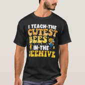 T-shirt J'Enseigne Les Abeilles Les Plus Cuttes Dans L'Ens (Devant)