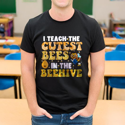 T-shirt J'Enseigne Les Abeilles Les Plus Cuttes Dans L'Ens