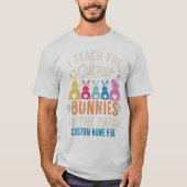 T-shirt J'Enseigne Les Bunnies Les Plus Cuttes Tee Personn (Devant)