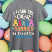T-shirt J'Enseigne Les Bunnies Les Plus Cuttes Tee Personn