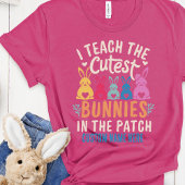 T-shirt J'Enseigne Les Bunnies Les Plus Cuttes Tee Personn