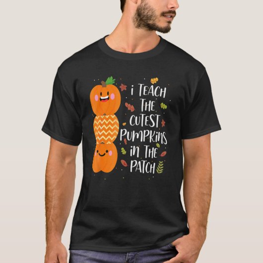 T-shirt J'Enseigne Les Citrouilles Les Plus Couteux Dans L (Devant)