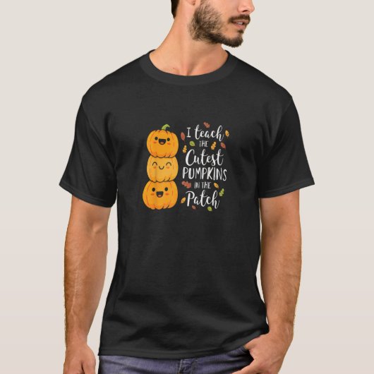 T-shirt J'Enseigne Les Citrouilles Les Plus Couteux Dans L (Devant)