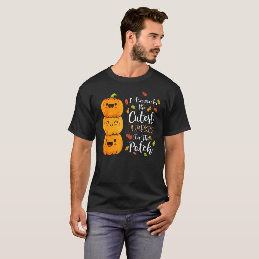 T-shirt J'Enseigne Les Citrouilles Les Plus Couteux Dans L (Devant entier)