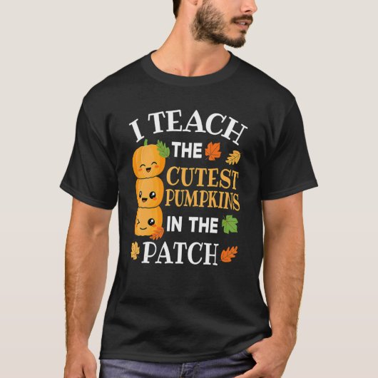T-shirt J'Enseigne Les Citrouilles Les Plus Couteux Dans L (Devant)