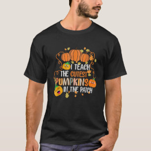 T-shirt J'Enseigne Les Citrouilles Les Plus Couteux Dans L