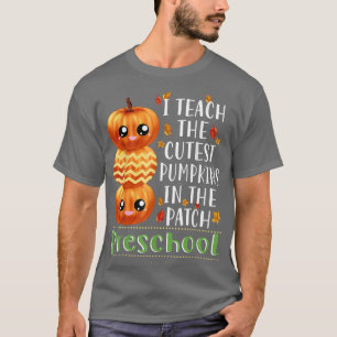 T-shirt J'Enseigne Les Citrouilles Les Plus Couteux En Pat