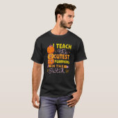 T-shirt J'Enseigne Les Citrouilles Les Plus Cuttes Dans Le (Devant entier)