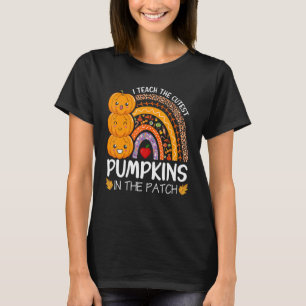 T-shirt J'Enseigne Les Citrouilles Les Plus Cuttes Dans Le