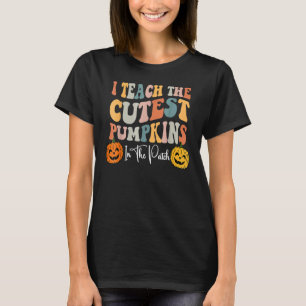 T-shirt J'Enseigne Les Citrouilles Les Plus Cuttes Dans Le