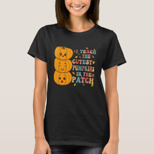 T-shirt J'Enseigne Les Citrouilles Les Plus Cuttes Dans Le