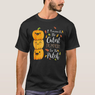 T-shirt J'Enseigne Les Citrouilles Les Plus Cuttes Dans Le