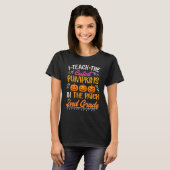 T-shirt J'Enseigne Les Citrouilles Les Plus Cuttes En 2e a (Devant entier)