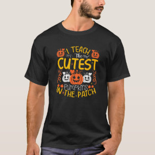 T-shirt J'enseigne les citrouilles les plus mignons dans l