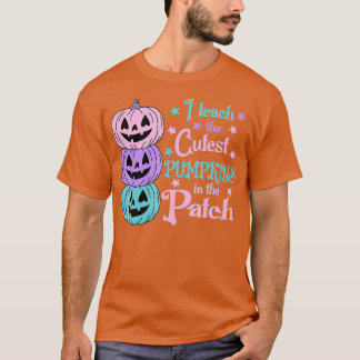 T-shirt J'enseigne les Citrouilles les plus mous dans le P