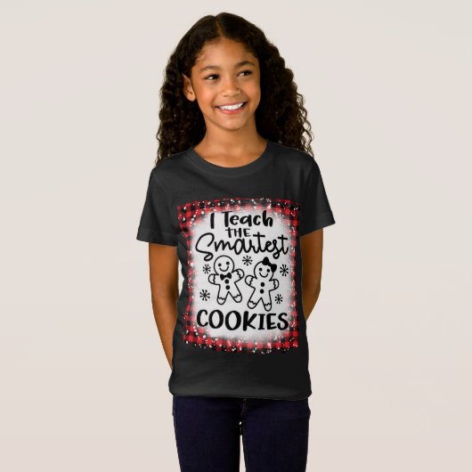 T-Shirt J'Enseigne Les Cookies Les Plus Simples Enseignant (Devant entier)