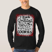 T-shirt J'Enseigne Les Cookies Les Plus Simples Enseignant (Devant)
