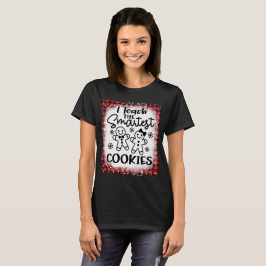 T-shirt J'Enseigne Les Cookies Les Plus Simples Enseignant (Devant entier)
