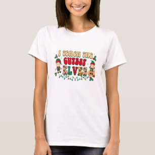 T-shirt J'Enseigne Les Elfes Les Plus Cuttes Drôle Enseign
