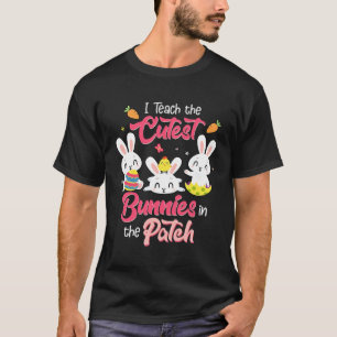 T-shirt J'Enseigne Les Lapins Les Plus Couteux Dans Le Pat