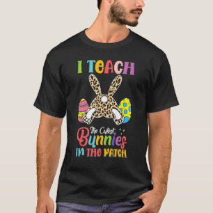 T-shirt J'Enseigne Les lapins Les Plus Cuttes Pour Les Ens