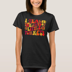 T-shirt J'Enseigne Les Petites Dindons Les Plus Couteux Ré