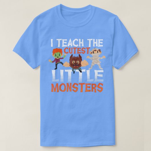 T-shirt J'enseigne les petits monstres les plus mous Ensei (Design devant)