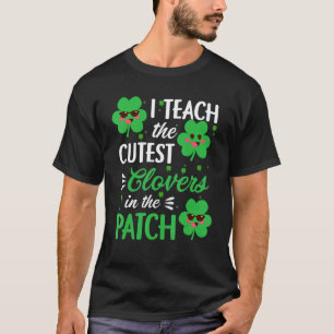 T-shirt J'enseigne les trèfles les plus mignons du carré E