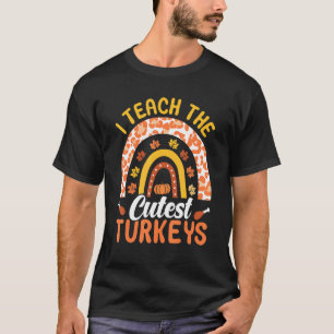 T-shirt J'Enseigne Les Turclés Les Plus Cuttes Rainbow Aut