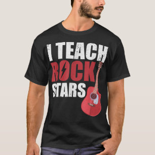 T-shirt J'Enseigne Rockstars Funny Band Orchestra Music Te