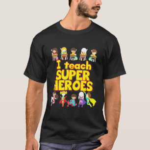 T-shirt J'enseigne Super Héros - Comédie Livre Hero Enseig