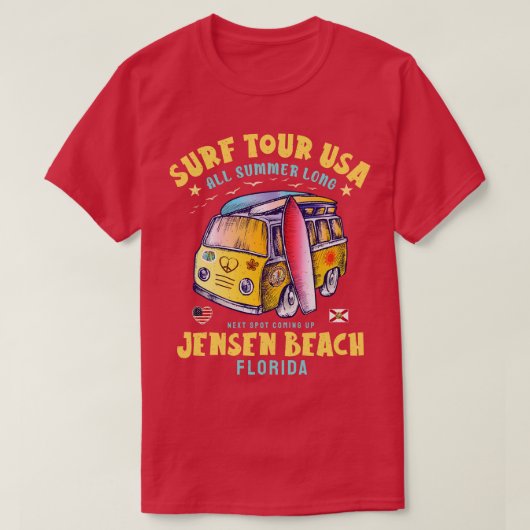 T-shirt Jensen Beach Floride 2 (Design devant)
