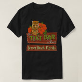 T-shirt Jensen Beach Floride Tiki Bar (Design devant)