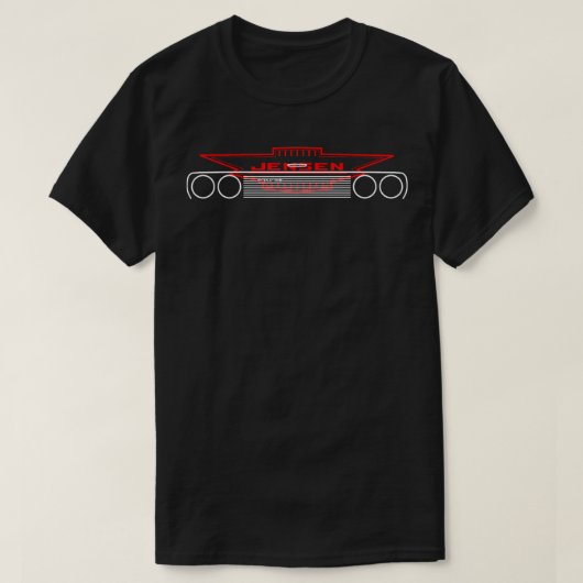 T-shirt Jensen Interceptor classique grille et embout (Design devant)
