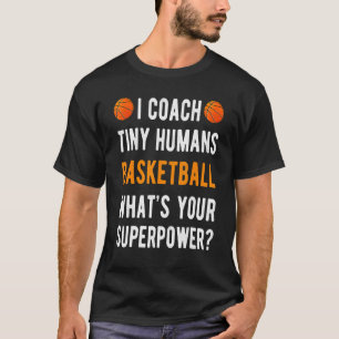 T-shirt J'Entraîne Les Petits Humains Basketball Hooper En