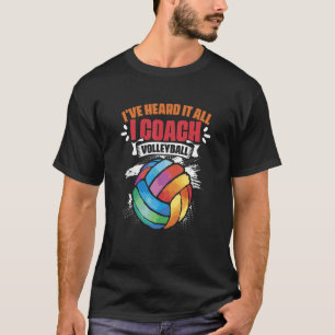 T-shirt J'Entraîne Volley-ball Sport Jeu Beach Volleyball