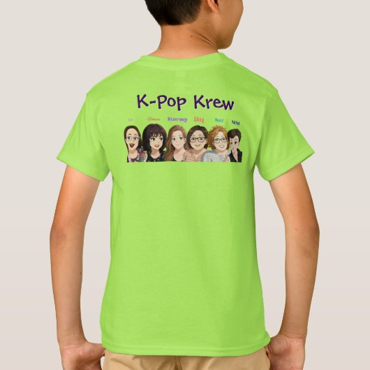 T-shirt jenX Tunes Merch Kids (Dos)