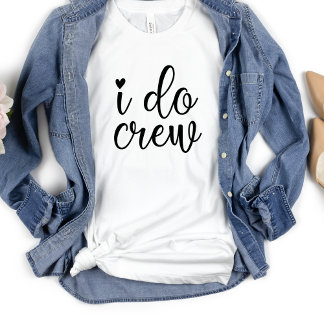 T-shirt J'équipe drôle de cœur blanc enterrement de vie de