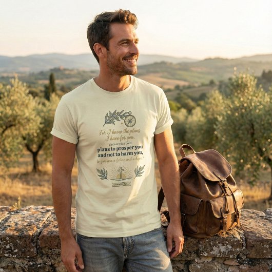 T-shirt Jeremiah 29:11 Bible Verse Inspirational