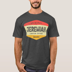 T-shirt Jeremiah Nom personnalisé - Drôle Jérémie