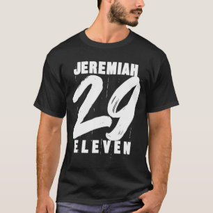 T-shirt Jérémie 29 11 Onze Citation Verse De La Bible Chré