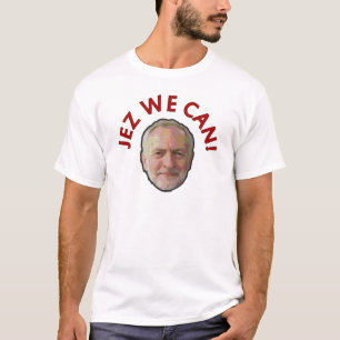 T-shirt Jeremy Corbyn JEZ NOUS POUVONS ! Pièce en t
