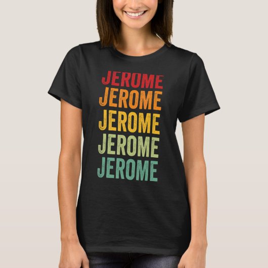 T-shirt Jerome Comté Idaho Rainbow Text Design (Devant)