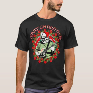 T-shirt Jerry Christmas Roses Wreath