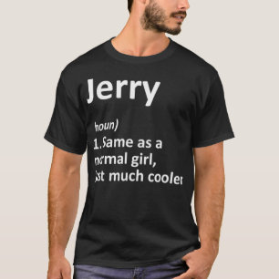 T-shirt JERRY Définition Nom personnalisé Amusant Annivers