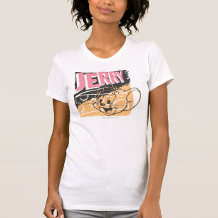 T-shirt Jerry font face sur le fromage
