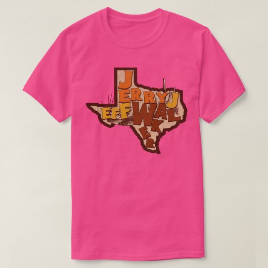 T-shirt Jerry Jeff Walker (Design devant)