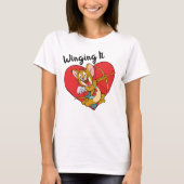 T-shirt Jerry Mouse habillée en Valentine Cupide (Devant)