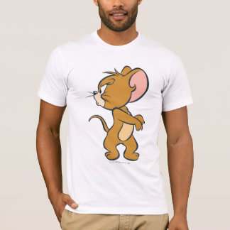 T-shirt Jerry Regarder En Arrière En Colère